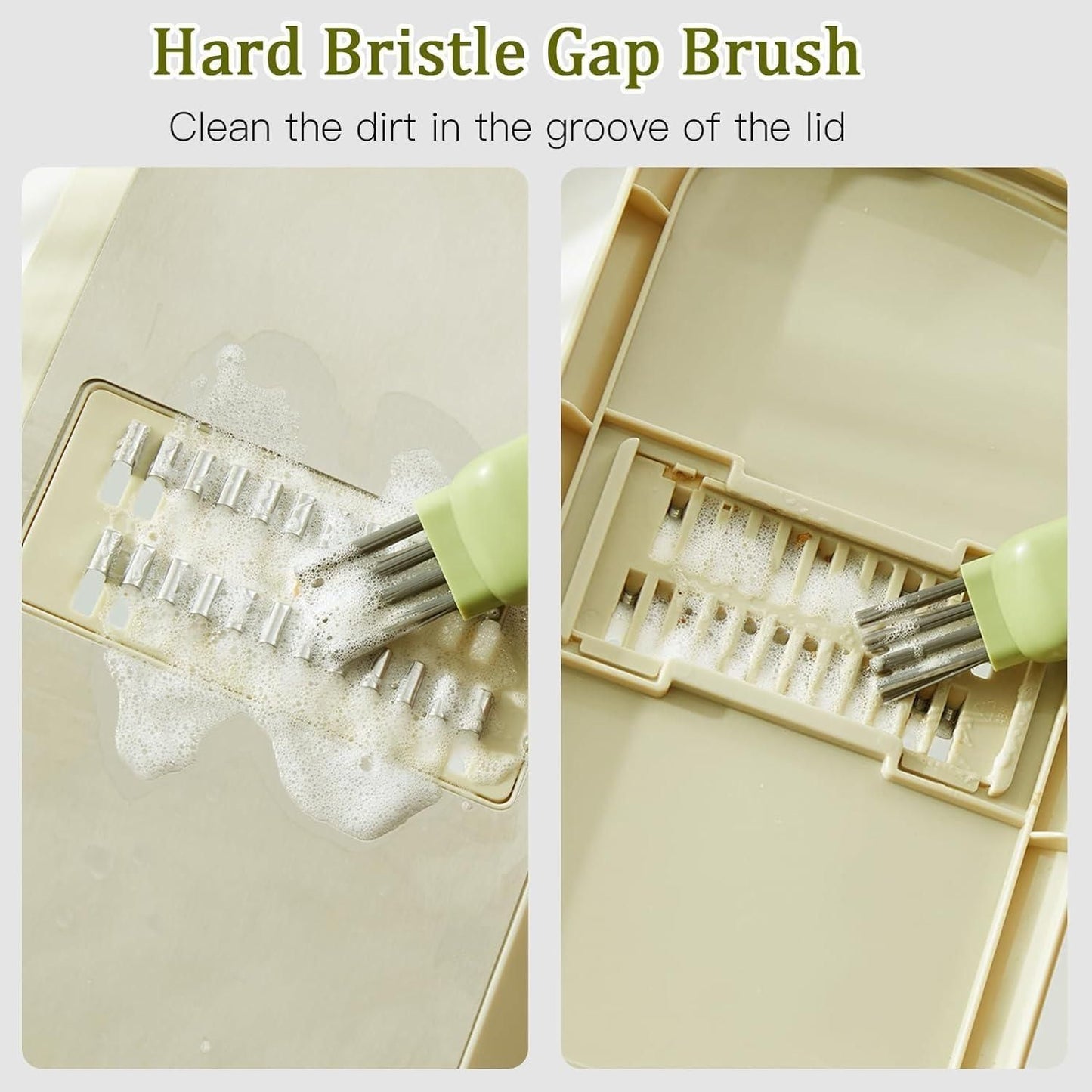 4 in 1 Double-Ended Kitchen Cutlery Cleaner Brush