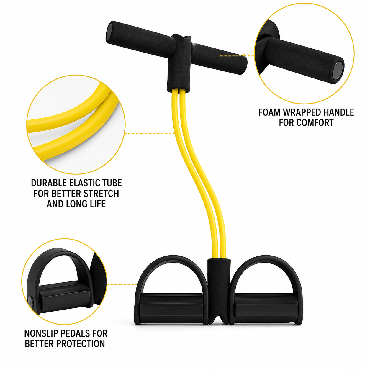 Multifunction Pedal Resistance Band Trainer